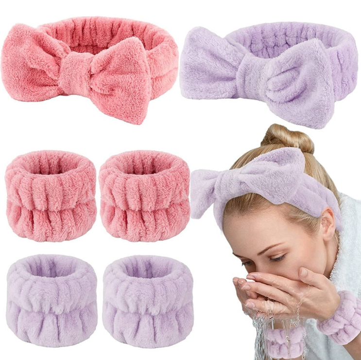 Bundle & Save - Ultra Soft & Absorbent Headband & Facial Towel Set